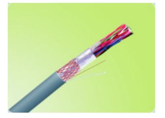 PE Insulation Fiber Optic Trunk Cable 4.8mm 2 Pair Shielded Cable