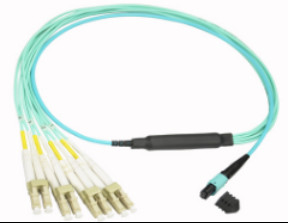 850nm 40G QSFP+ Breakout Cable 8 Core QSFP MPO Connector