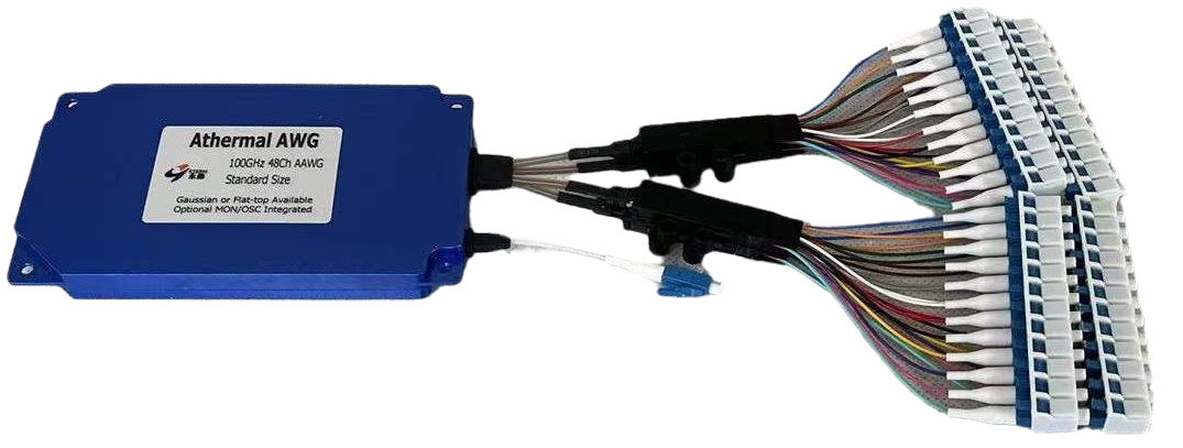 44CH 100GHZ AWG Multiplexer High Isolation DWDM Device